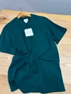 MEN1913 CK KÜÇÜK NAKIŞLI YEŞİL T-SHIRT