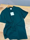 MEN1913 CK KÜÇÜK NAKIŞLI YEŞİL T-SHIRT