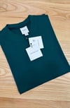 MEN1913 CK KÜÇÜK NAKIŞLI YEŞİL T-SHIRT
