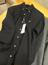MEN1921 LCT REGULAR FİT SİYAH KETEN GÖMLEK
