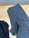MEN1922 Z. ANTRASİT MELANJ KETEN PANTOLON