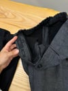 MEN1922 Z. ANTRASİT MELANJ KETEN PANTOLON