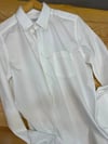 MEN1933 LCT REGULAR FİT CEPLİ DOKULU BEYAZ PAMUKLU GÖMLEK