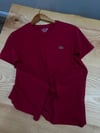 MEN1934 LCT PAMUKLU BİSİKLET YAKA BORDO T-SHIRT