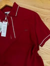 MEN1937 LCT EKRU ŞERİTLİ KOYU KIRMIZI PARİS T-SHIRT