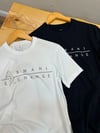 MEN1938 A.X BASKILI BİSİKLET YAKA T-SHIRT