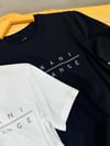MEN1938 A.X BASKILI BİSİKLET YAKA T-SHIRT