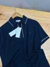 MEN1939 LCT EKRU ŞERİTLİ LACİVERT PARİS T-SHIRT
