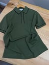 MEN1940 LCT SİYAH ŞERİTLİ YEŞİL PARİS T-SHIRT