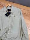MEN1944  L.LS SU YEŞİLİ PAMUK KARIŞIMLI GÖMLEK