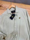 MEN1944  L.LS SU YEŞİLİ PAMUK KARIŞIMLI GÖMLEK