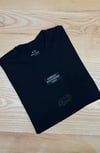 MEN1948 A.X BASKILI SİYAH T-SHIRT