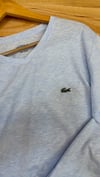 MEN1960 LCT V YAKA MAVİ PAMUKLU T-SHIRT