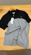 MEN1962 LCT REGULAR FİT GRİ SİYAH POLO T-SHIRT