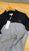MEN1962 LCT REGULAR FİT GRİ SİYAH POLO T-SHIRT