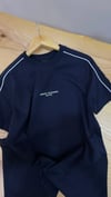 MEN1969 A.X BASKILI LACİVERT T-SHIRT