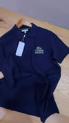 MEN1970 LCT SİLİKON BASKILI REGULAR LACİVERT POLO T-SHIRT