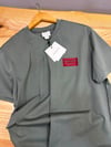 MEN1980 CK BORDO BASKILI YEŞİL T-SHIRT