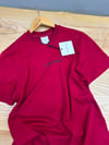 MEN1981 CK ORTA BASKILI BORDO T-SHIRT