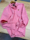 MEN1983 L.LS CEPLİ PEMBE KETEN GÖMLEK
