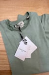 MEN1987 JACOB C. PAMUK MODAL KARIŞIMLI YEŞİL DOKUMA T-SHIRT