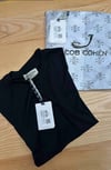MEN2000 JACOB C. PAMUK MODAL KARIŞIMLI SİYAH DOKUMA T-SHIRT