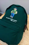 MEN2001 BEAR NAKIŞLI UNISEX YEŞİL SIRT ÇANTASI