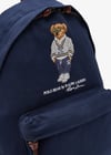 MEN2002 BEAR NAKIŞLI UNISEX LACİVERT SIRT ÇANTASI