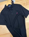 MEN2011 B&B POLO YAKA PAMUKLU SİYAH T-SHIRT