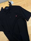 MEN2011 B&B POLO YAKA PAMUKLU SİYAH T-SHIRT