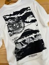 MEN2068 L.BNJ ÖN/ARKA BASKILI EKRU T-SHIRT