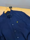 MEN2082 L.LS PAMUKLU TOK LACİVERT GÖMLEK