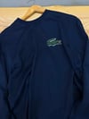 MEN2087 LCT BÜYÜK LOGOLU LACİVERT UZUN KOL T-SHIRT