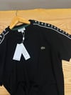 MEN2092 LCT OMUZLARI ŞERİT DETAYLI SİYAH T-SHIRT