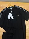 MEN2092 LCT OMUZLARI ŞERİT DETAYLI SİYAH T-SHIRT