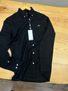 MEN2094 LCT REGULAR FİT SİYAH KETEN GÖMLEK