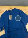 MEN2097 L.BNJ ÖN/ARKA BASKILI MAVİ T-SHIRT