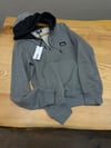 MEN2098 KARL L. YARIM FERMUARLI GRİ SWEAT