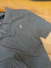 MEN2114 PRL YAKALI GRİ TRİKO T-SHIRT