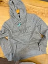 MEN2117 GNT SLİM FİT NAKIŞLI KAPÜŞONLU GRİ SWEAT
