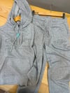 MEN2118 GNT SLİM FİT NAKIŞLI GRİ EŞOFMAN ALTI