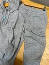 MEN2118 GNT SLİM FİT NAKIŞLI GRİ EŞOFMAN ALTI