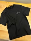MEN2133 R.ISLAND ÖN/ARKA BASKILI SİYAH T-SHIRT