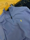 MEN2140 PRL YARIM FERMUARLI UZUN KOL LİLA T-SHIRT
