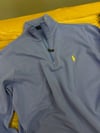 MEN2140 PRL YARIM FERMUARLI UZUN KOL LİLA T-SHIRT