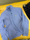 MEN2140 PRL YARIM FERMUARLI UZUN KOL LİLA T-SHIRT