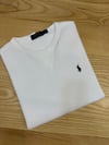 MEN2147 PRL KÜÇÜK NAKIŞLI BEYAZ PAMUKLU SWEAT