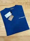 MEN2158 L.BNJ ÖN/ARKA BASKILI MAVİ T-SHIRT