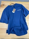 MEN2158 L.BNJ ÖN/ARKA BASKILI MAVİ T-SHIRT