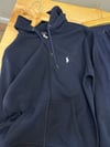 MEN2160 PRL PAMUKLU TAM FERMUARLI LACİVERT HIRKA